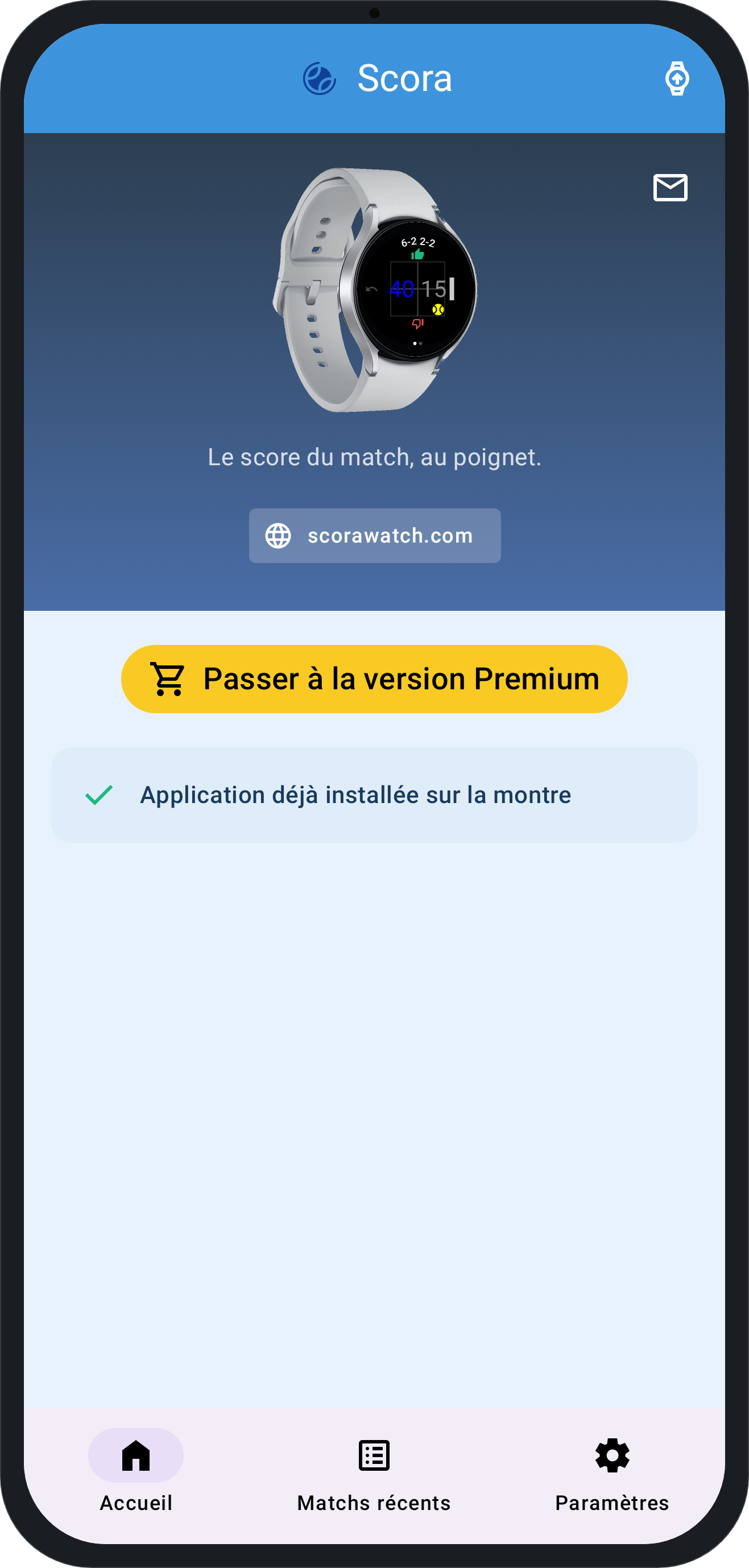 Companion – watch connected